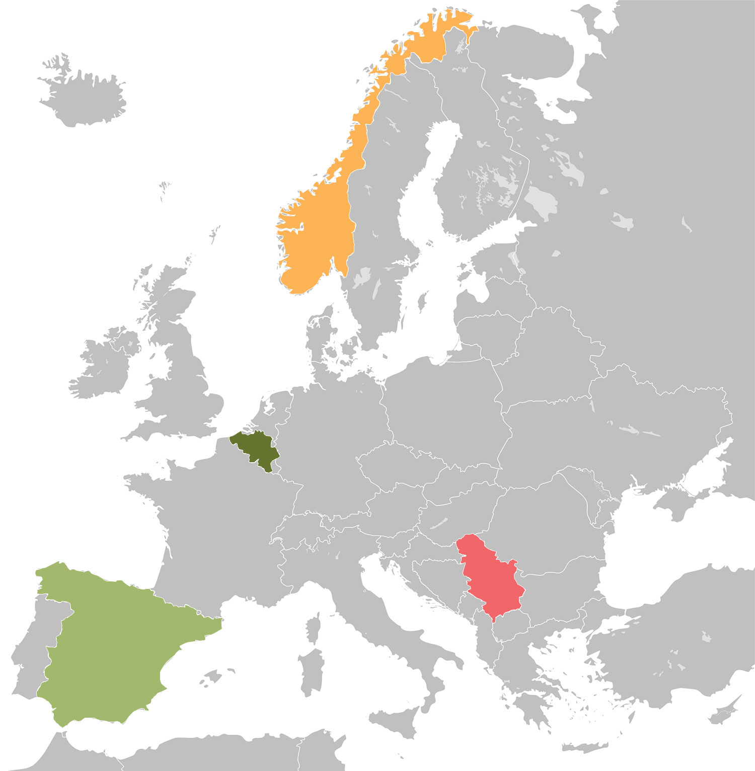 Europe map